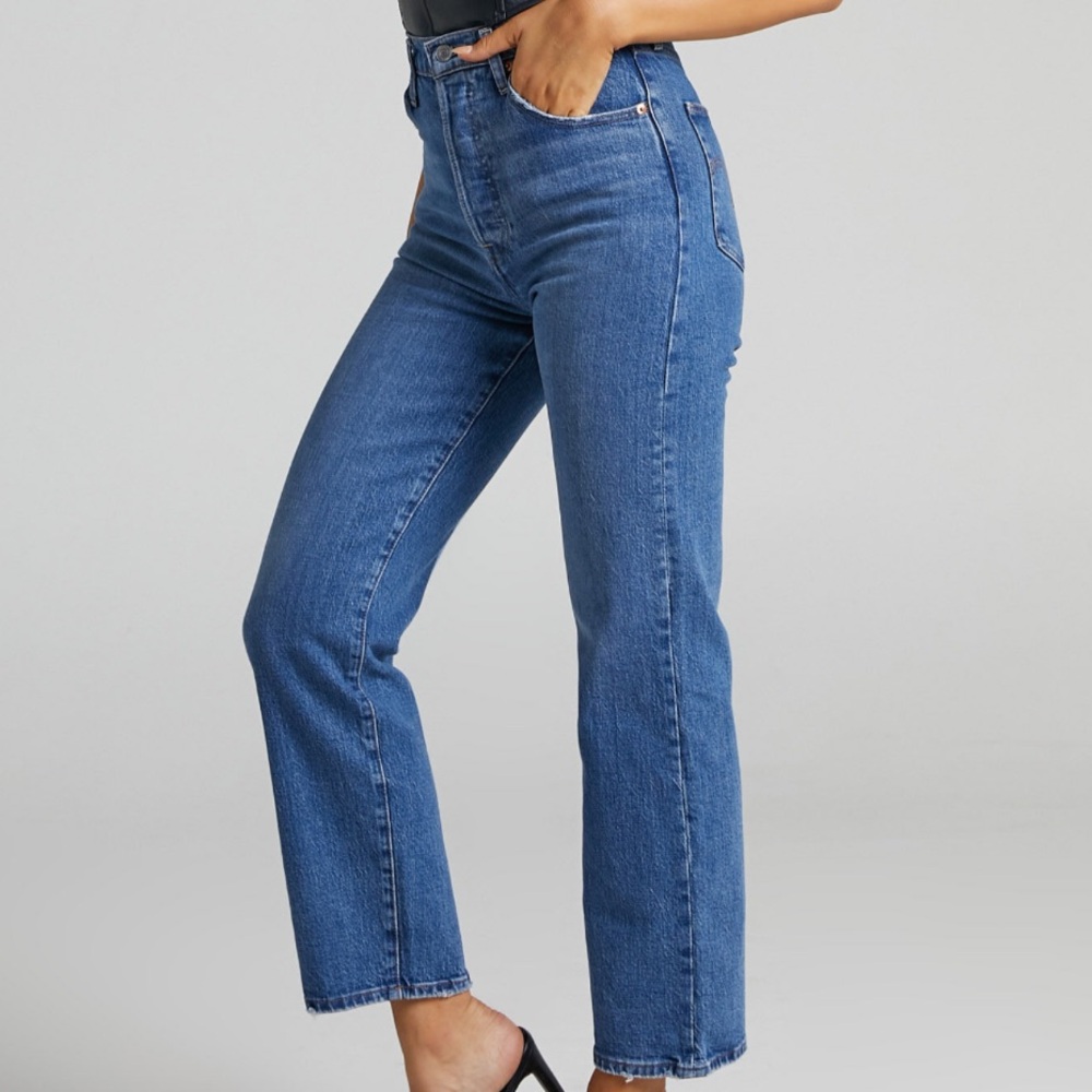 Levi's Women's High Rise Jeans - Blue - Picture 12 of 12